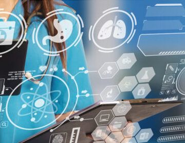 Avances médicos _ Doctor using clipboard and digital tablet find information patie