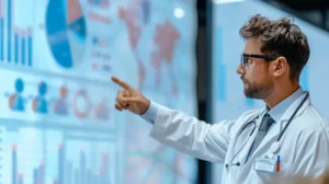 medico midiendo el impacto real de la educación médica con KPIs