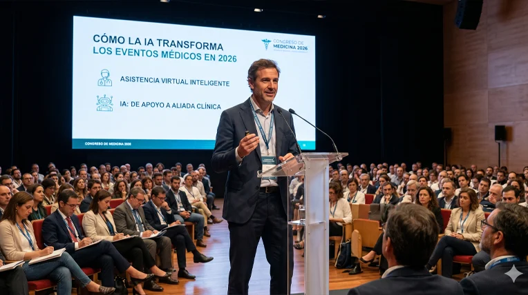inteligencia artificial en eventos médicos 2026