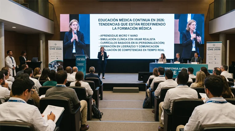 Educación médica continua con inteligencia artificial y formatos híbridos